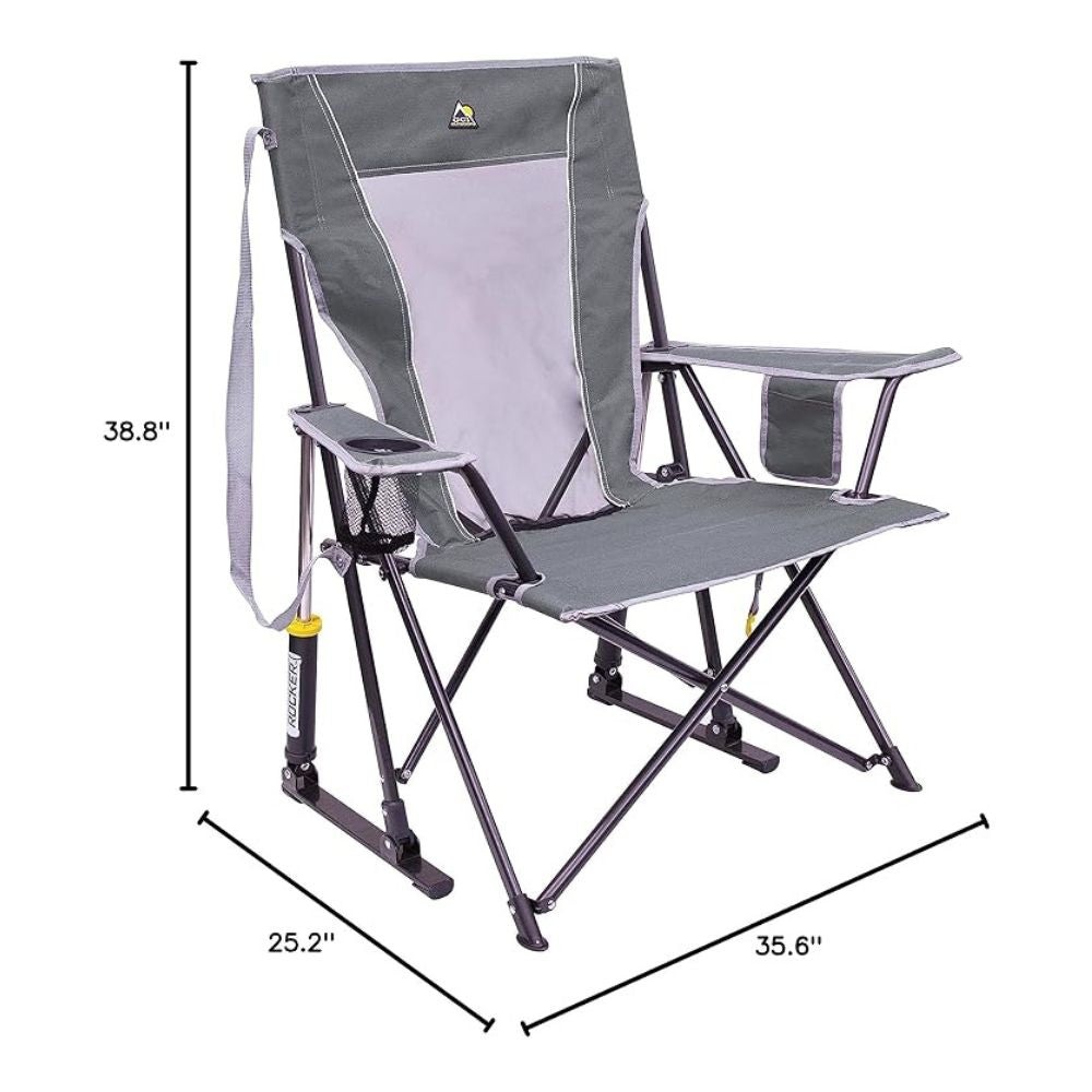 GCI Outdoor Comfort Pro Rocker - Mercury Grey, Chairs,    - Outdoor Kuwait
