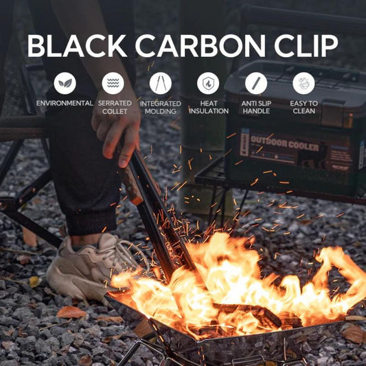 Campingmoon Premium Charcoal BBQ Grill Tong Alligator Clip, Cookware Accessories,    - Outdoor Kuwait