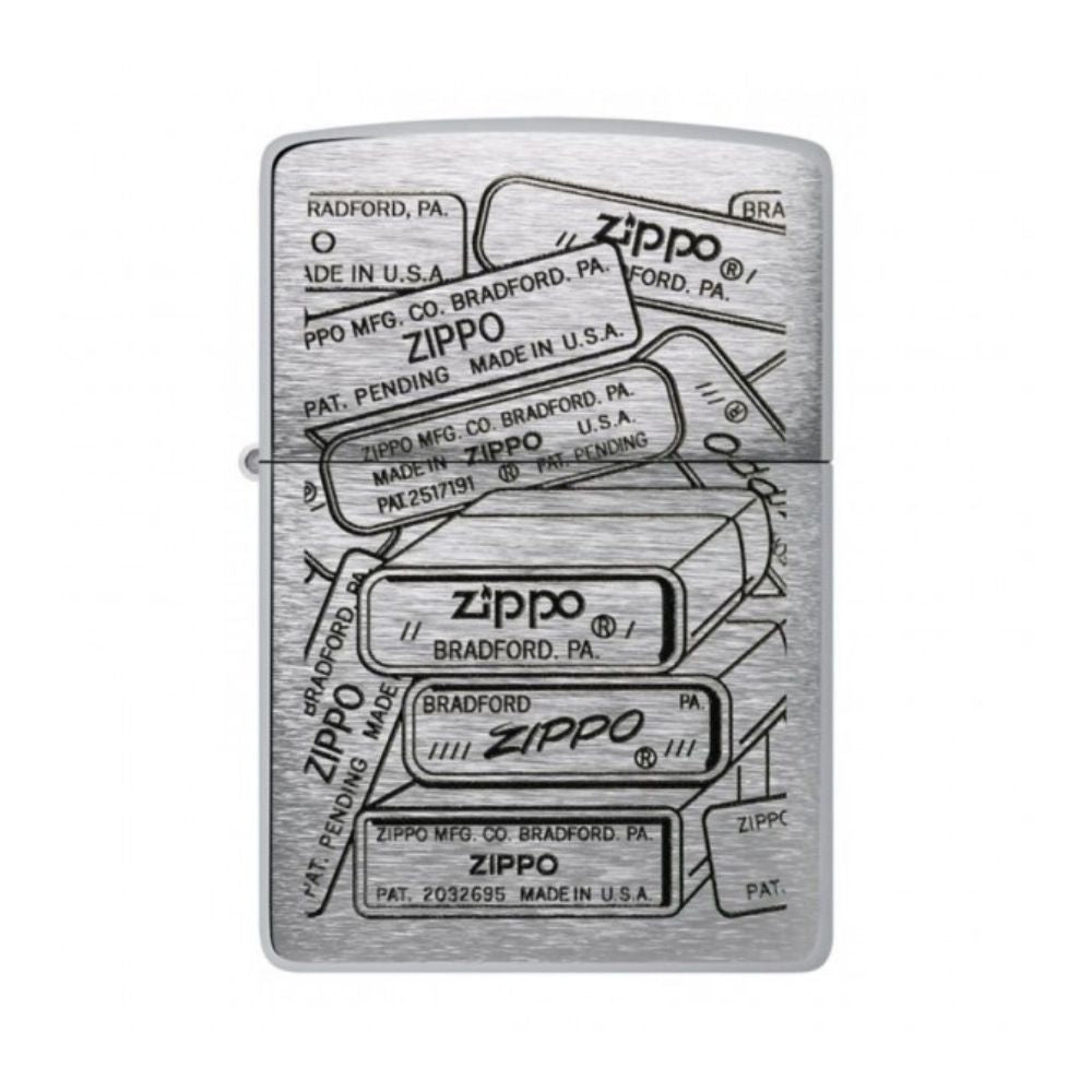 Zippo Bottom Stamps Design Lighter -ZP48713 200, Lighter, - Outdoor Kuwait