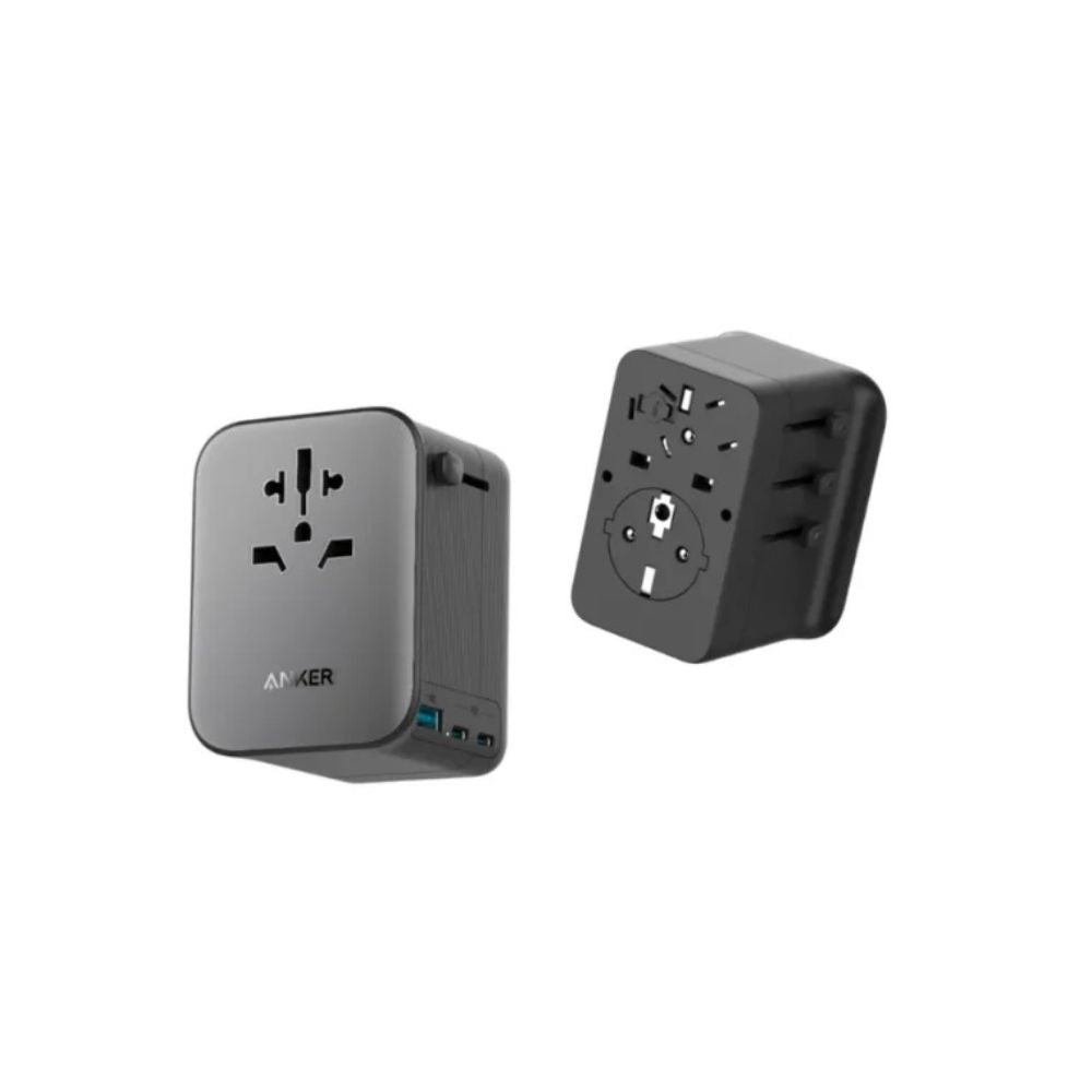 Anker Nano Travel Adapter (4-in-1, 65W) - Black, Wall Charger, - Outdoor Kuwait