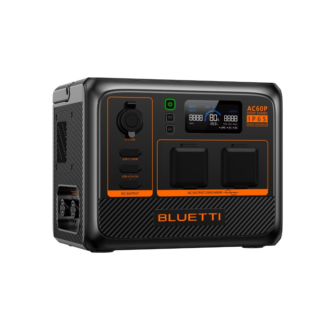 Bluetti Premium 70 (AC60P) Portable Power Station | 600W 504Wh, Power Station, - Outdoor Kuwait