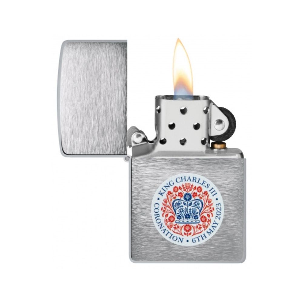 Zippo CI418761 King Charles III Coronation 2023, Lighter, - Outdoor Kuwait