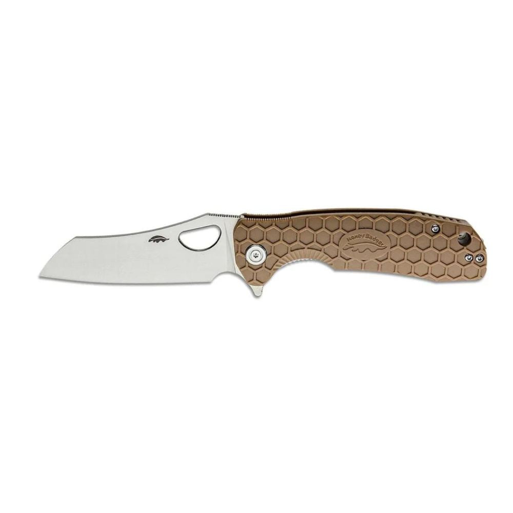 Honey Badger Wharn Cleaver Large, Knives, Tan   - Outdoor Kuwait