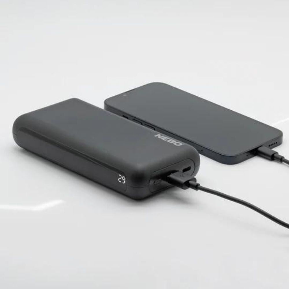 Nebo 20,000mAh with Digital Display Rapid Charge Pack, Power Bank,    - Outdoor Kuwait