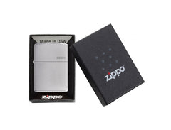 Zippo 205 AE184411 REG SATIN CHROME ZIPPO