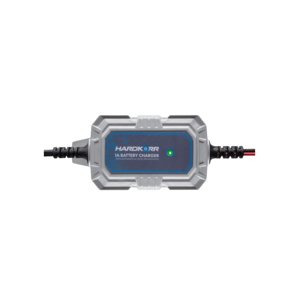 Hardkorr 1A AC Battery Charger With Automatic 6/12V DC Recognition, Batteries, - Outdoor Kuwait