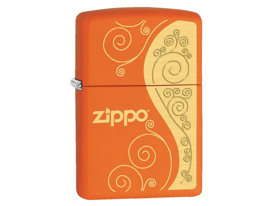 Zippo Mp326251 - 231 Elegance Reg Orange Matte Lighter, Lighters & Matches,    - Outdoor Kuwait