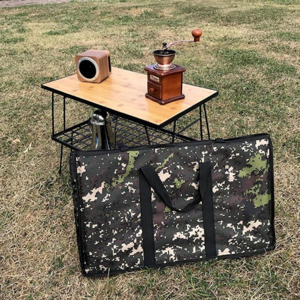 Campingmoon Folding Multipurpose Table with Bamboo Board, Camp Furniture,    - Outdoor Kuwait
