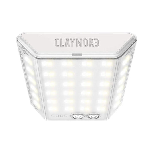 Claymore 3 Face Mini Rechargeable - Three Side Wide Coverage Portable Outdoor Lantern and Power Bank, Camping Lights & Lanterns, Light Grey   - Outdoor Kuwait