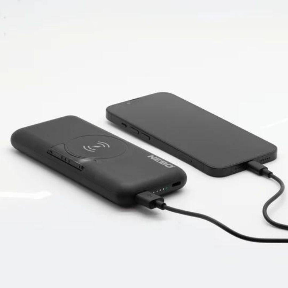 Nebo 10,000mAh Powerbank with Kickstand & Wireless Charging, Power Bank,    - Outdoor Kuwait