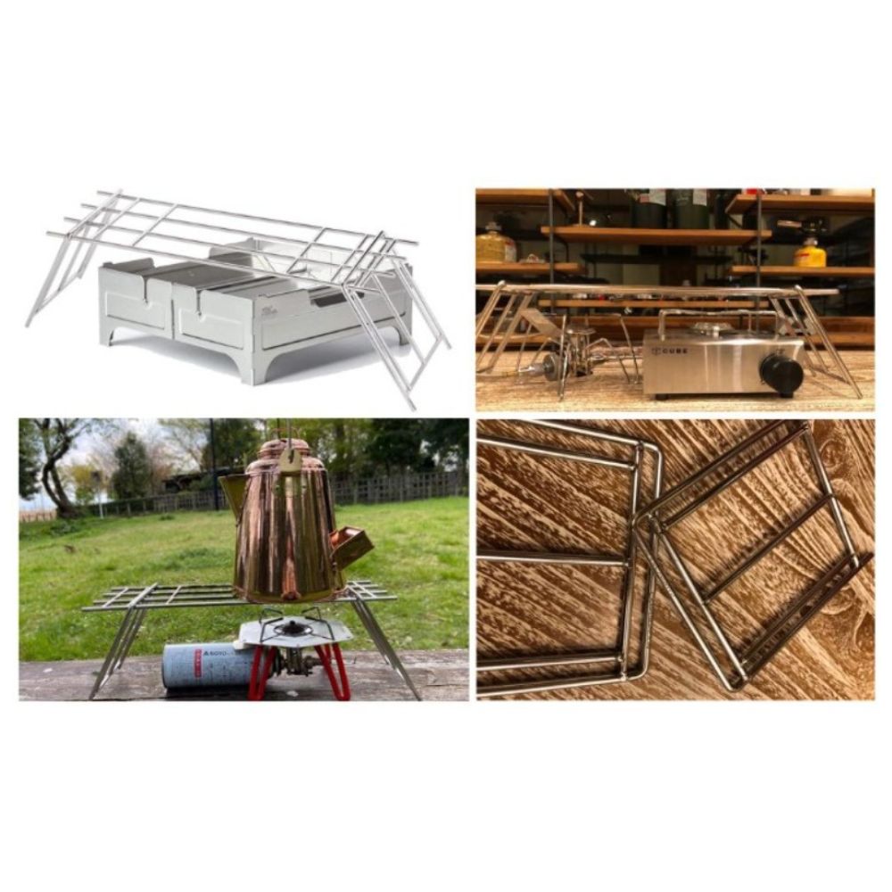 Campingmoon Takibi Fire Pit Grill, Outdoor Grill Accessories,    - Outdoor Kuwait