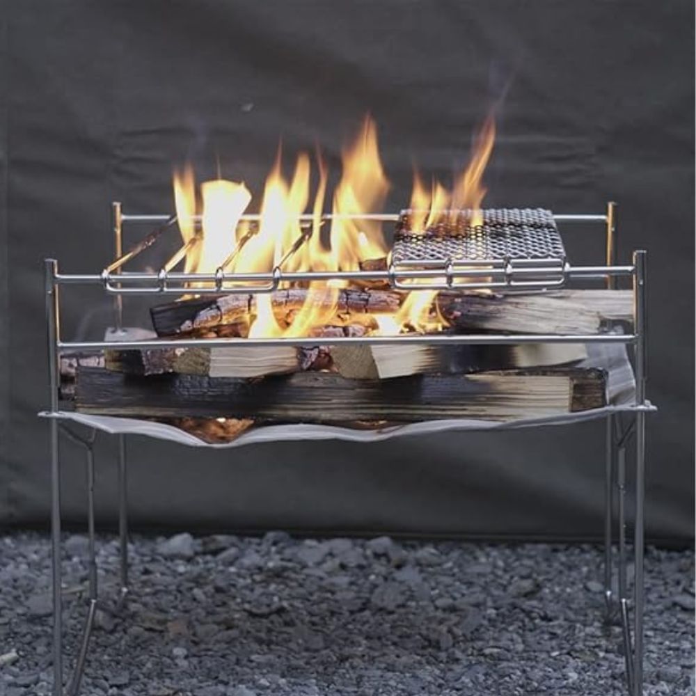 Campingmoon Bonfire Stand Grill Large - SOLO-301, Firepit,    - Outdoor Kuwait