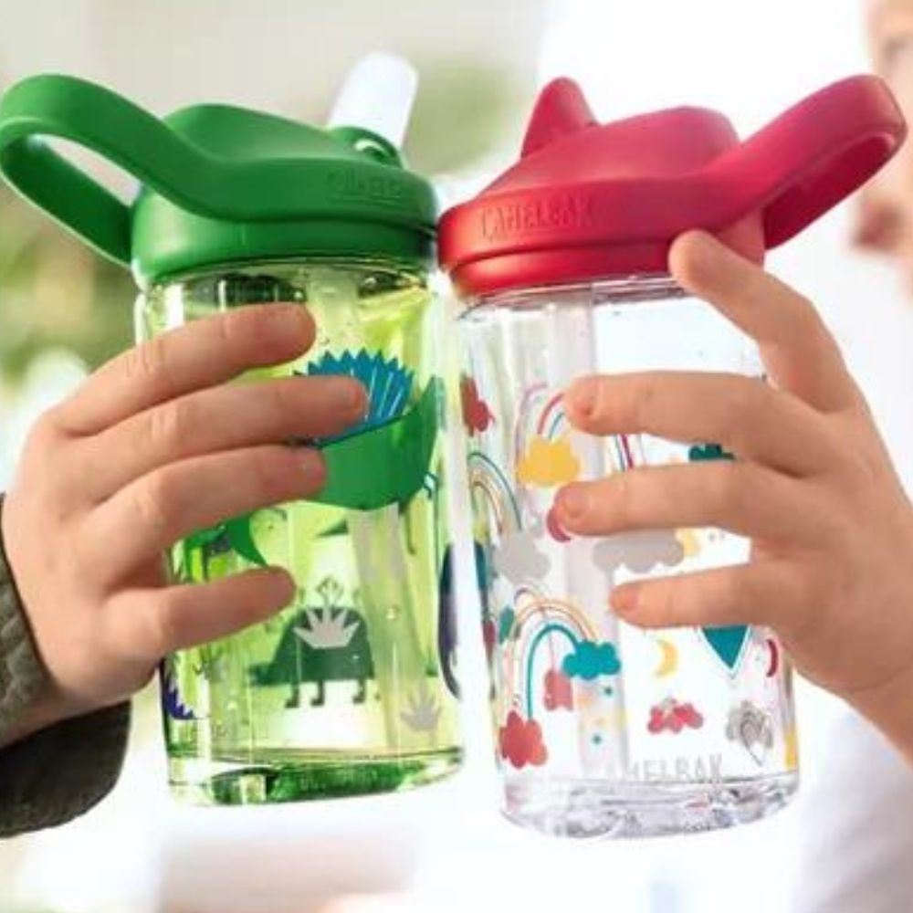 CamelBak Eddy+ Kids' Accessory 4 Multi Bitve Valves & 2 Straws, Water Bottle Accessories, - Outdoor Kuwait