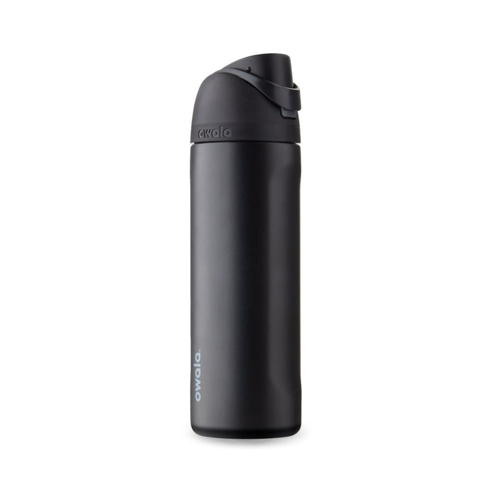 Owala FreeSip Insulated Stainless Steel Water Bottle 24 oz, Water Bottles, Black   - Outdoor Kuwait