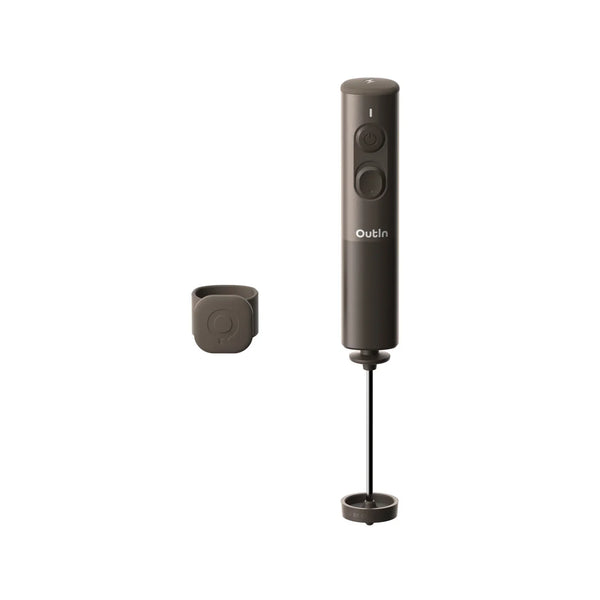 Outin LatteGo Handheld Milk Frother (Tundra Brown), Frother, - Outdoor Kuwait