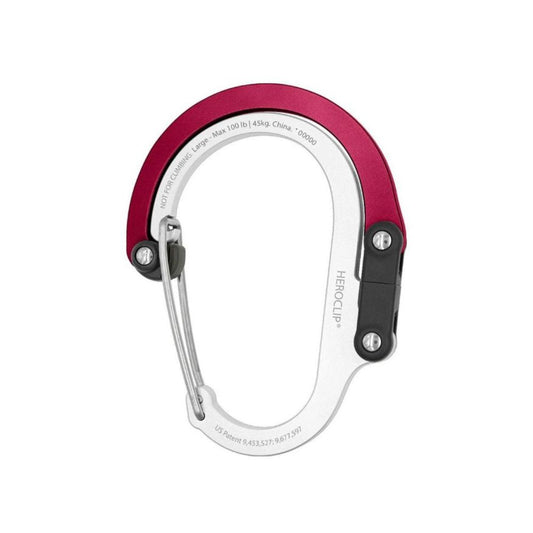 Heroclip® Large, Carabiners, Hot Rod Red   - Outdoor Kuwait