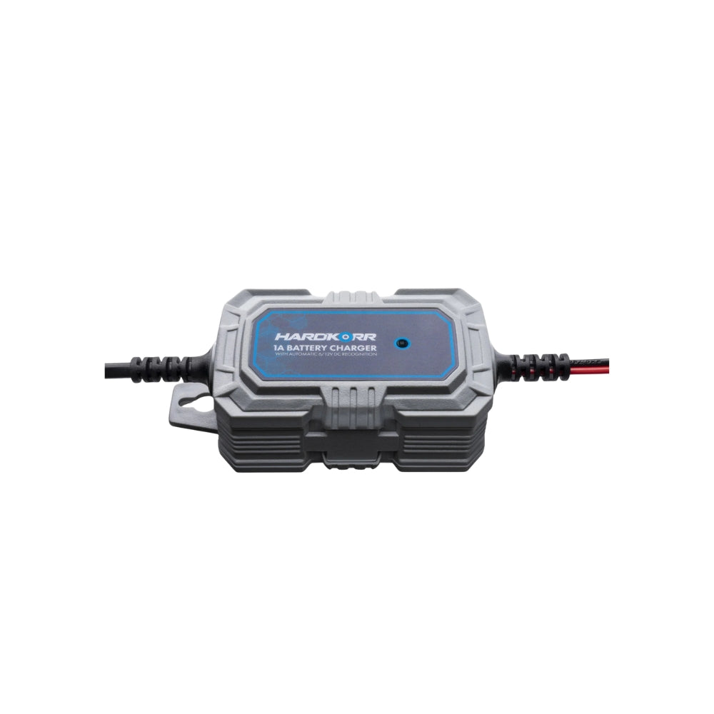 Hardkorr 1A AC Battery Charger With Automatic 6/12V DC Recognition, Batteries, - Outdoor Kuwait