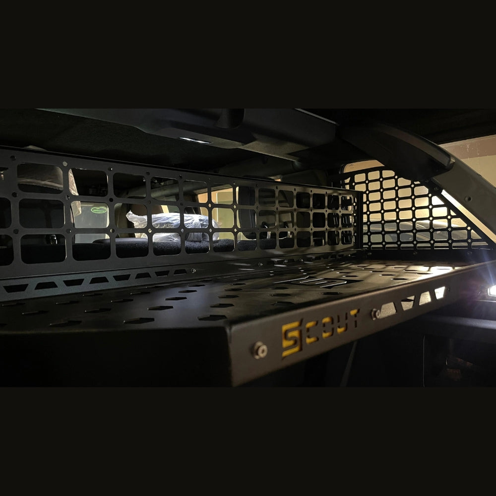 Scout Cargo Barrier - Ford Bronco (4 Doors), Molle Panels, - Outdoor Kuwait