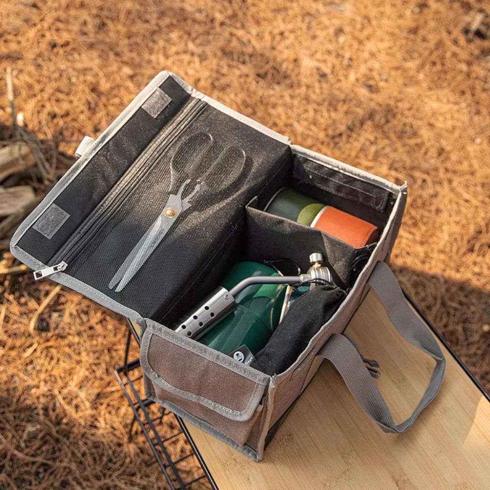 Campingmoon Outdoor Multi-functional Collapsible Canvas Bag - Small, Storage Bags,    - Outdoor Kuwait