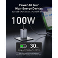Anker Prime Charger (100W, 3 Ports, GaN) - Silver, Batteries, - Outdoor Kuwait