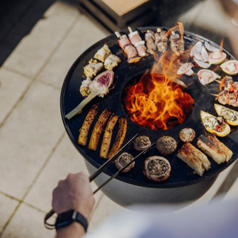Hofats Moon 45 Fire Basket - Plancha, Firepit Lid, - Outdoor Kuwait