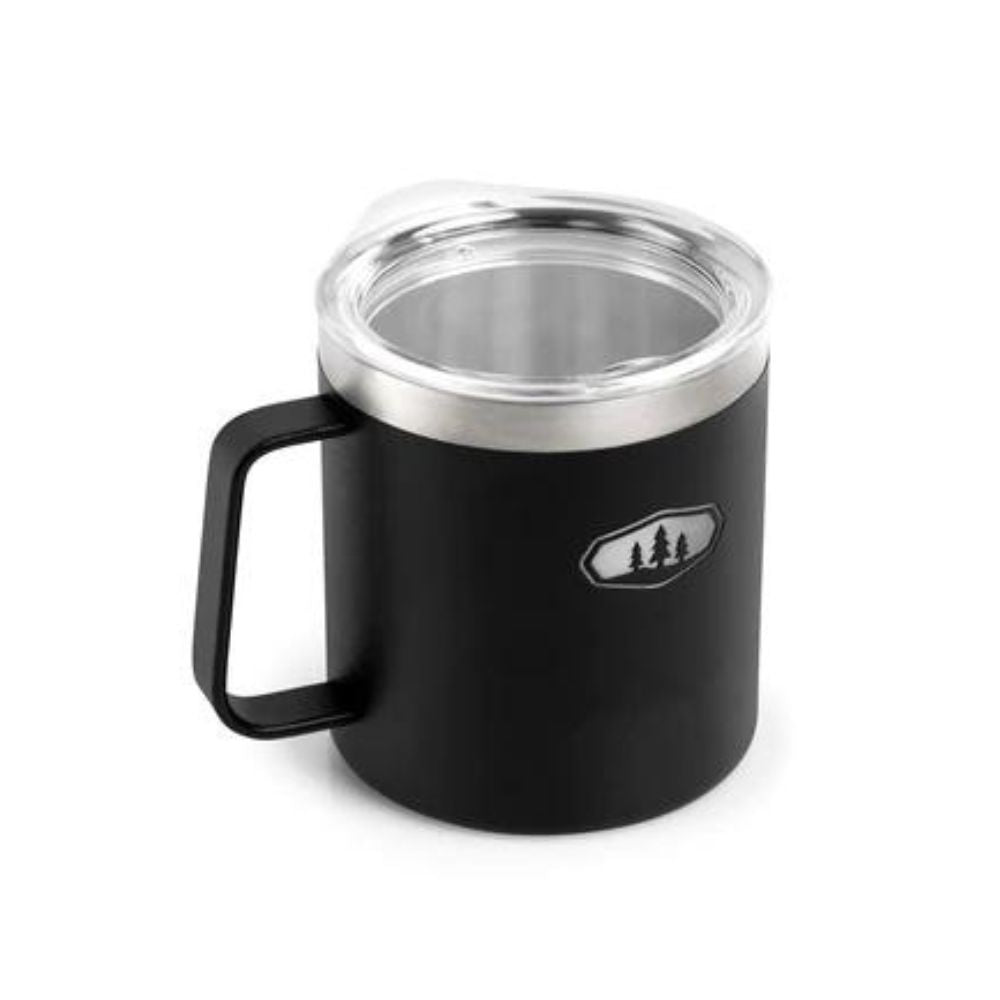 GSI Outdoor Glacier Stainless 15 fl. oz. Camp Cup, Mugs, Black   - Outdoor Kuwait