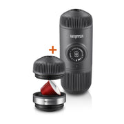 Wacaco Nanopresso - Black + Nespresso Adapter, Espresso Machine, - Outdoor Kuwait