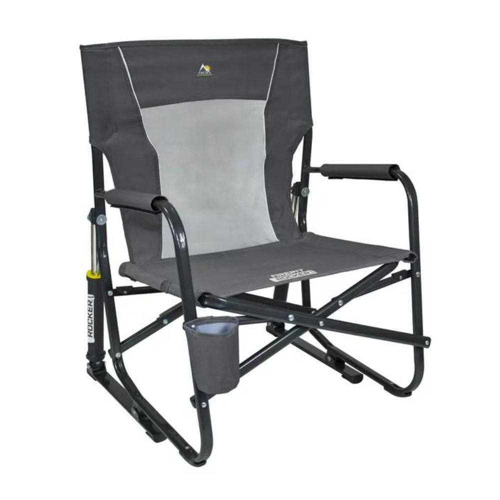 GCI Outdoor Fire Pit Rocker (Pewter Gray), Chair, - Outdoor Kuwait