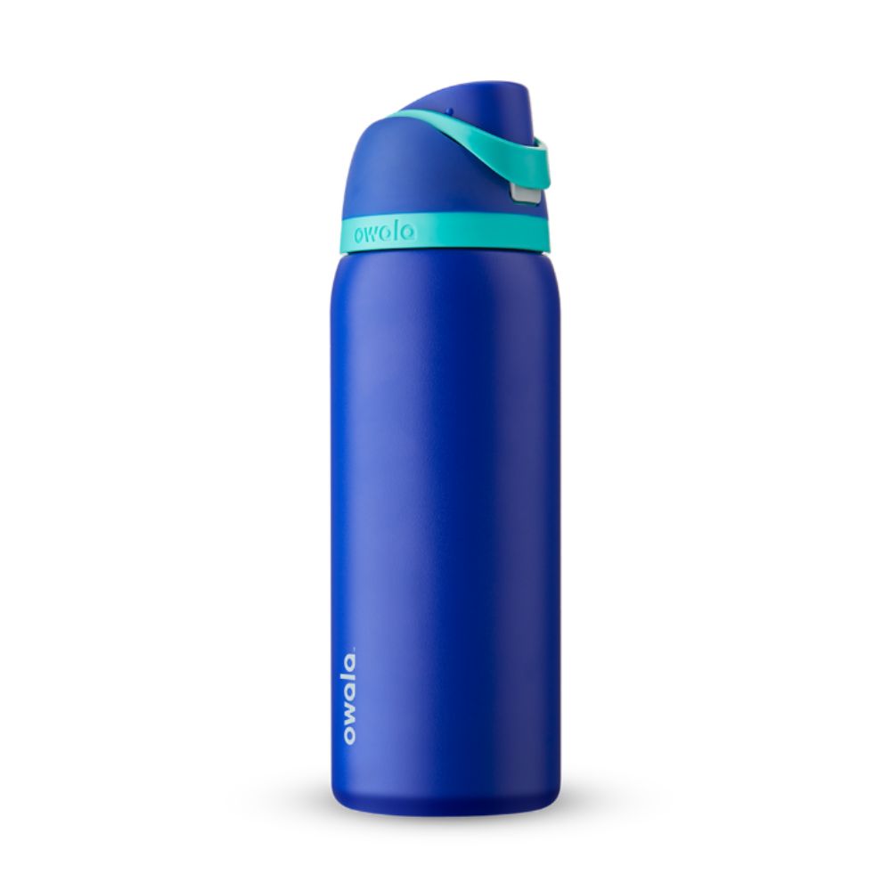 Owala FreeSip Insulated Stainless Steel Water Bottle 32 oz, Water Bottles, Blue   - Outdoor Kuwait
