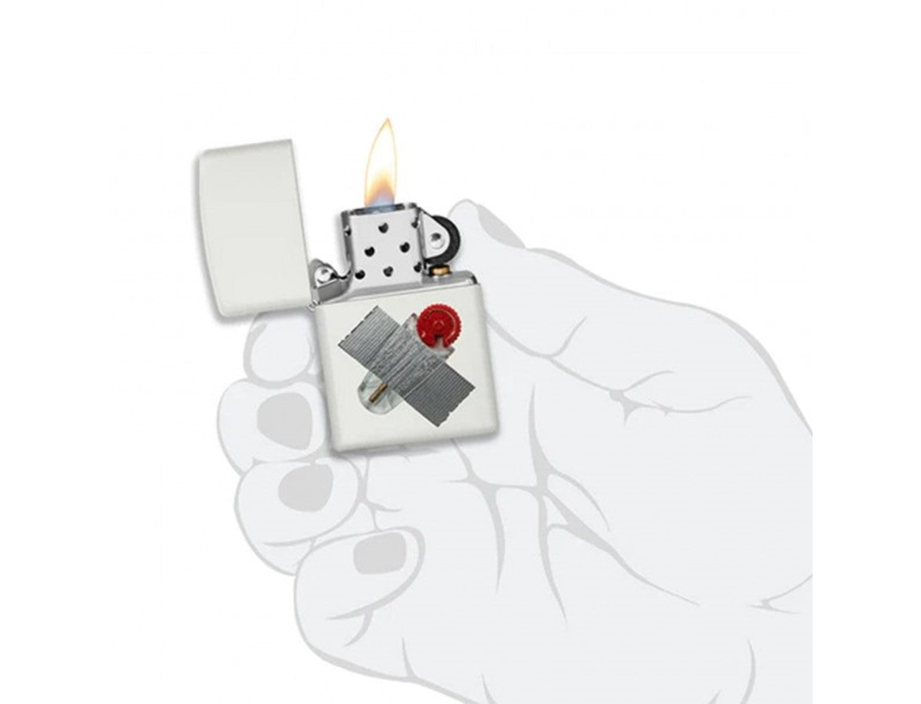 Zippo Lighter 48137 Stupid Art Flint Dispenser, Lighter, - Outdoor Kuwait