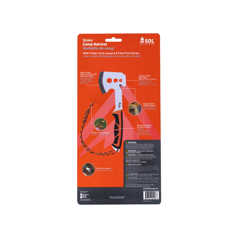 S.O.L Stoke Camp Hatchet, Hatchet, - Outdoor Kuwait