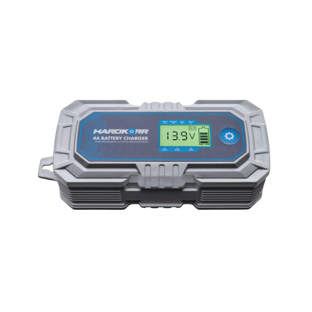Hardkorr 6A AC Battery Charger With Automatic 6/12V DC Recognition, Batteries, - Outdoor Kuwait