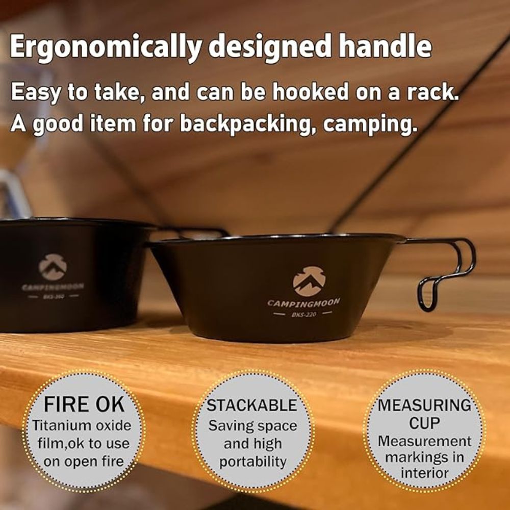 Campingmoon Small Sierra Cup - 310ml, Cookware,    - Outdoor Kuwait