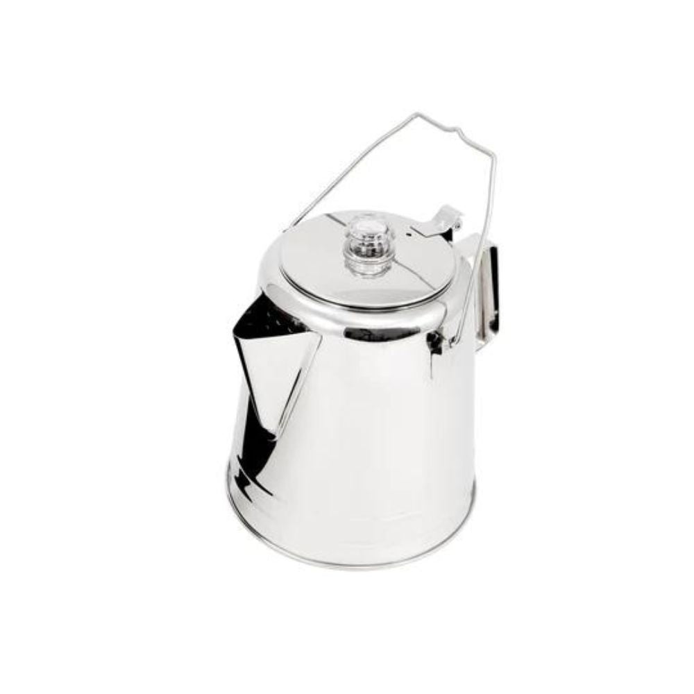 GSI Outdoor Glacier Stainless Coffee Percolator, Coffee Cup, 28 Cups   - Outdoor Kuwait