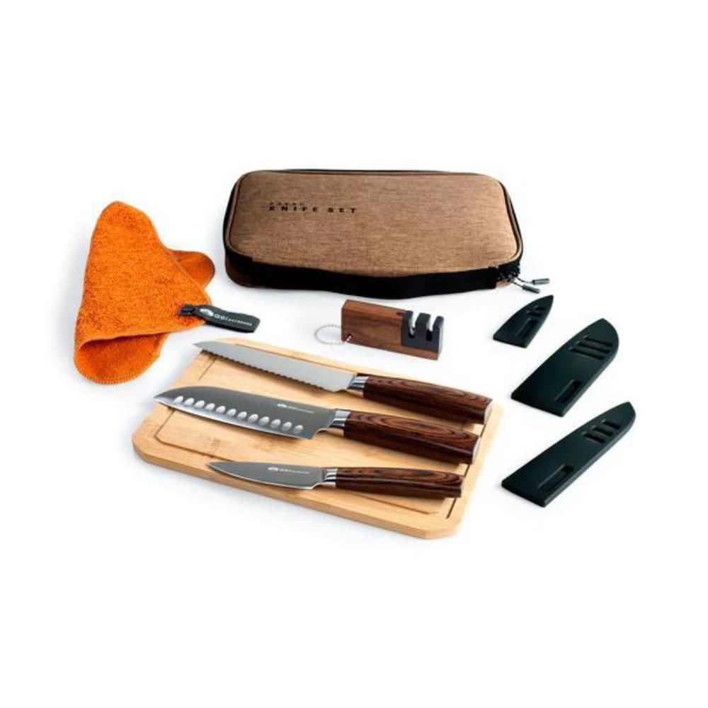 GSI Outdoor RAKAU Knife Set, Camping Accessories,    - Outdoor Kuwait