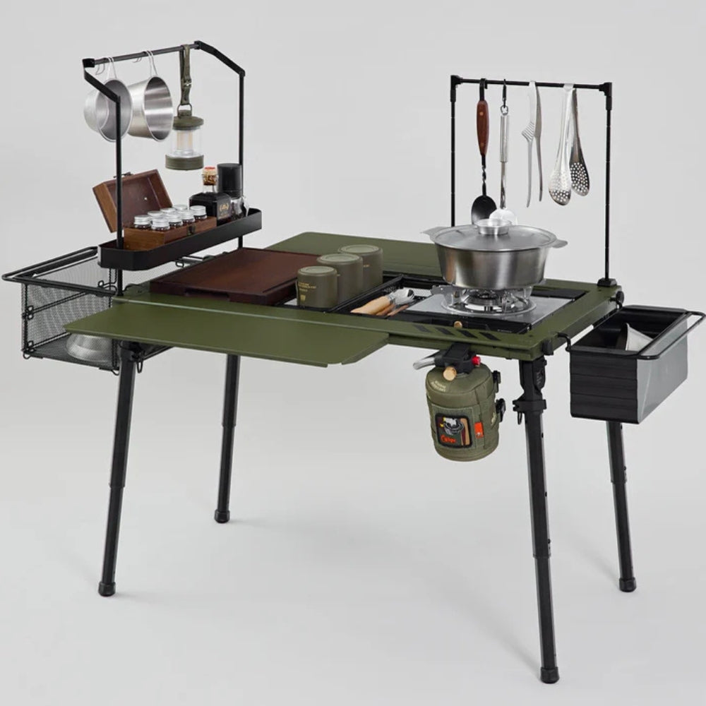 Cargo Container Comfort IGT 4 Unit Table - Khaki, Camp Furniture, - Outdoor Kuwait