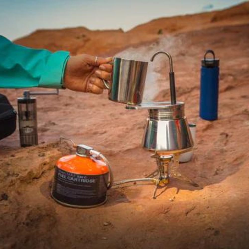 GSI Outdoor MiniEspresso Set 4 Cup, Coffee Machine,    - Outdoor Kuwait