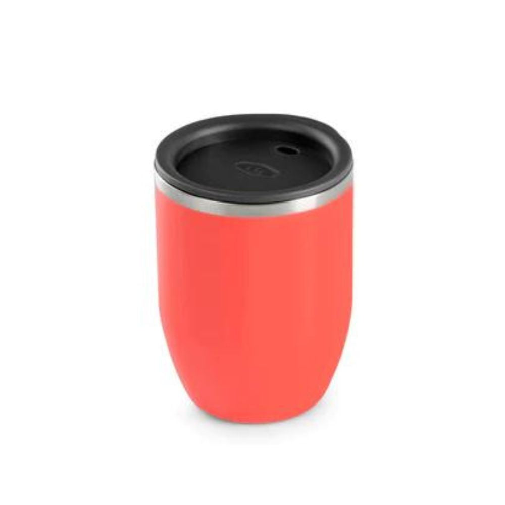 GSI Outdoor Glacier Stainless 6.5 fl. oz. Doppio, Camping Accessories, Living Coral   - Outdoor Kuwait