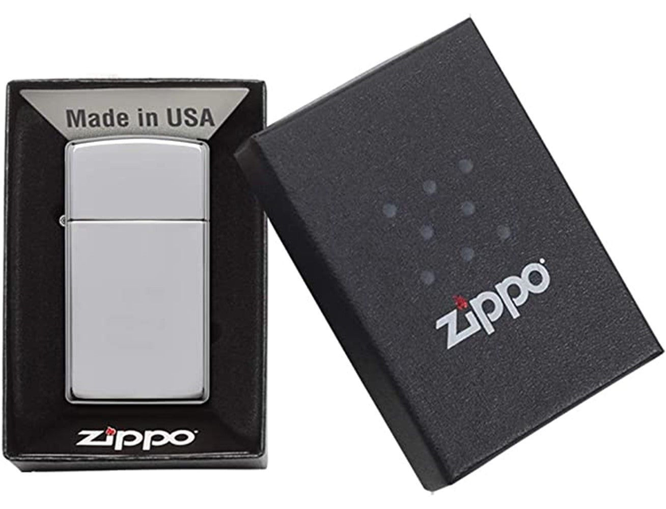Zippo 1610-Hp Chrome Lighter, Lighter, - Outdoor Kuwait