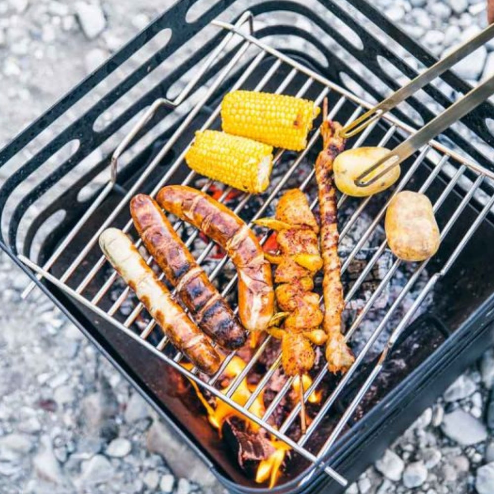 Hofats Cube Fire Basket - Grid, Firepit Grid, - Outdoor Kuwait