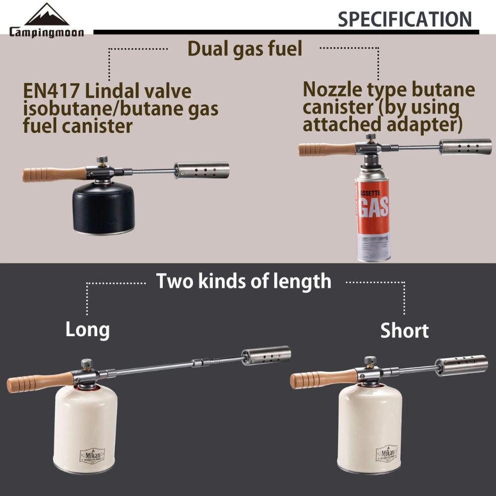 Campingmoon Stove Gas Torch, Stove Accessories,    - Outdoor Kuwait