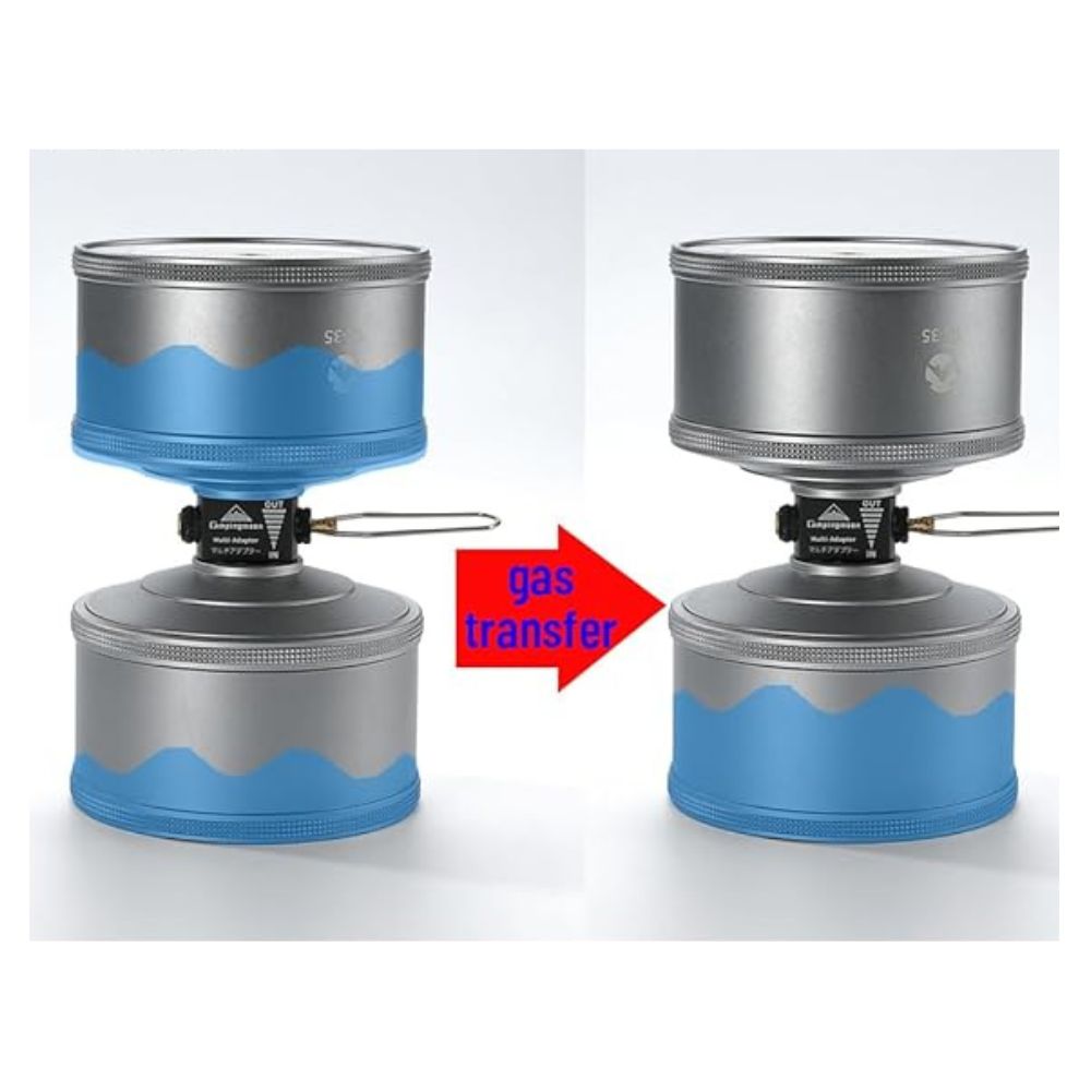 Campingmoon Fuel Canister Refill Adapter for Isobutane Gas, Adapter, - Outdoor Kuwait