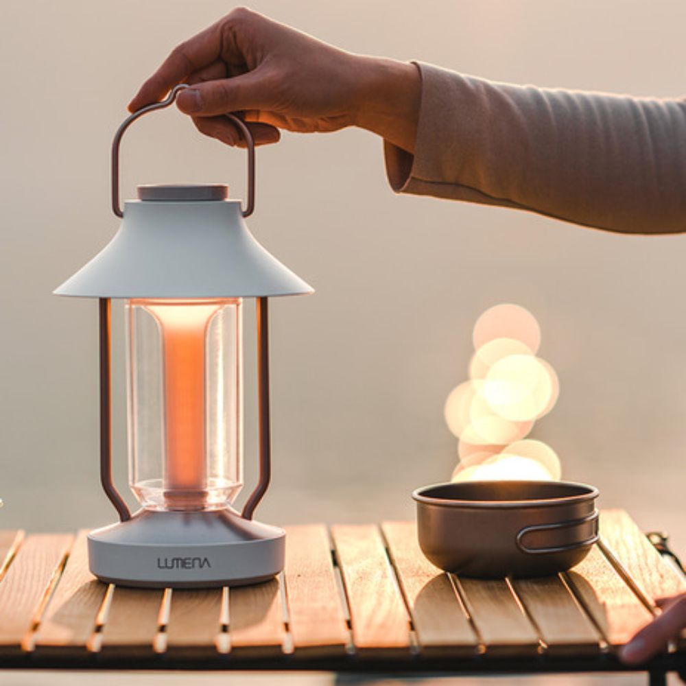 Lumena The Classic LED Lantern - Cloud White, Lanterns, - Outdoor Kuwait