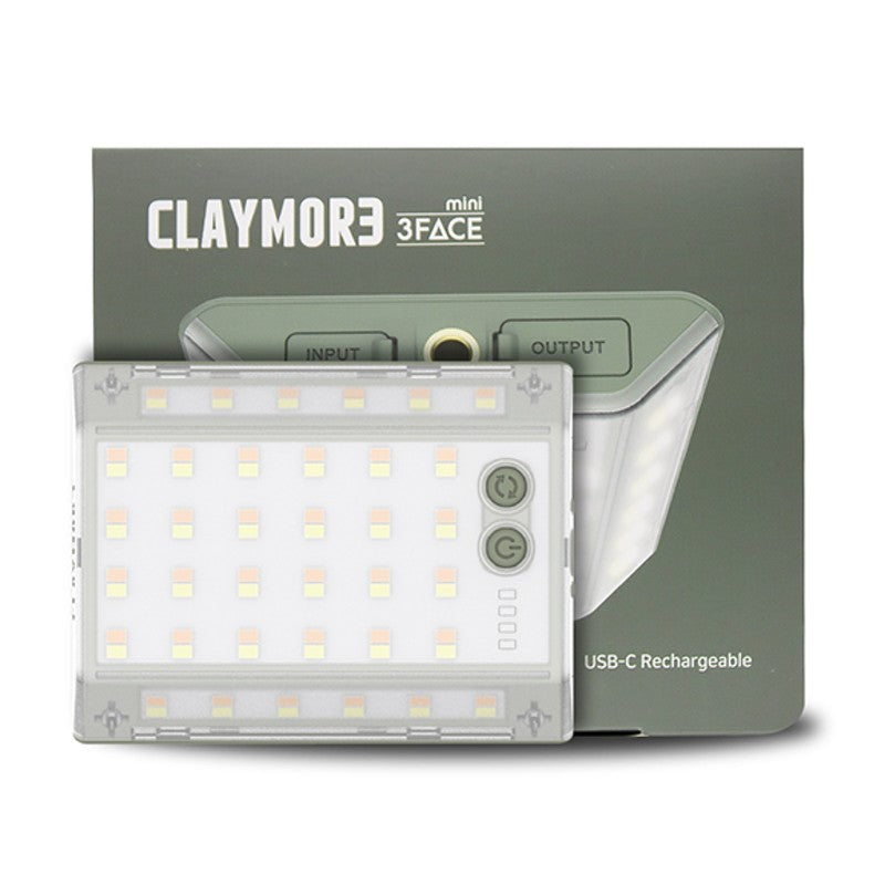 Claymore 3 Face Mini Rechargeable Mini Light, Lanterns, Moss Green - Outdoor Kuwait