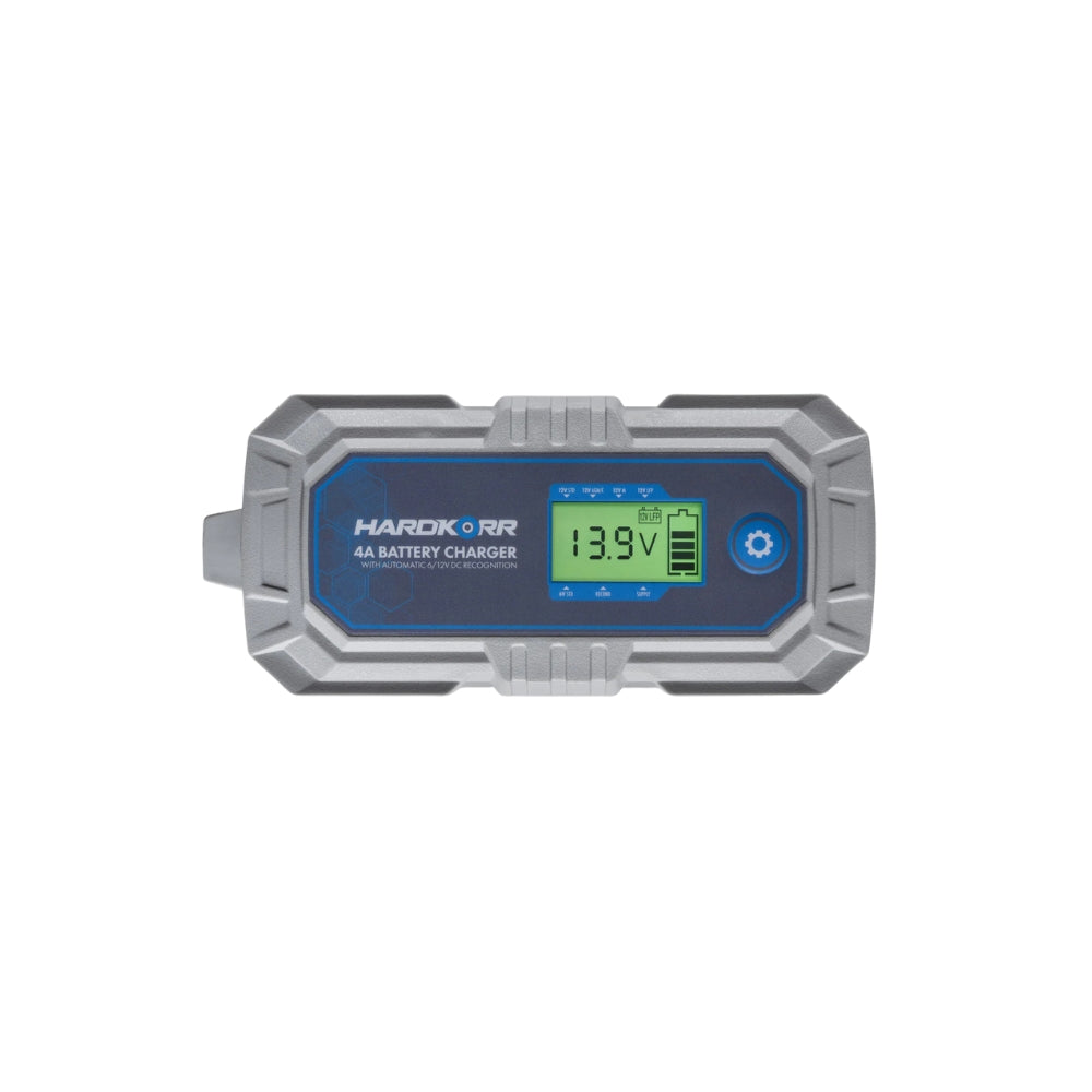 Hardkorr 4A AC Battery Charger With Automatic 6/12V DC Recognition, Batteries, - Outdoor Kuwait