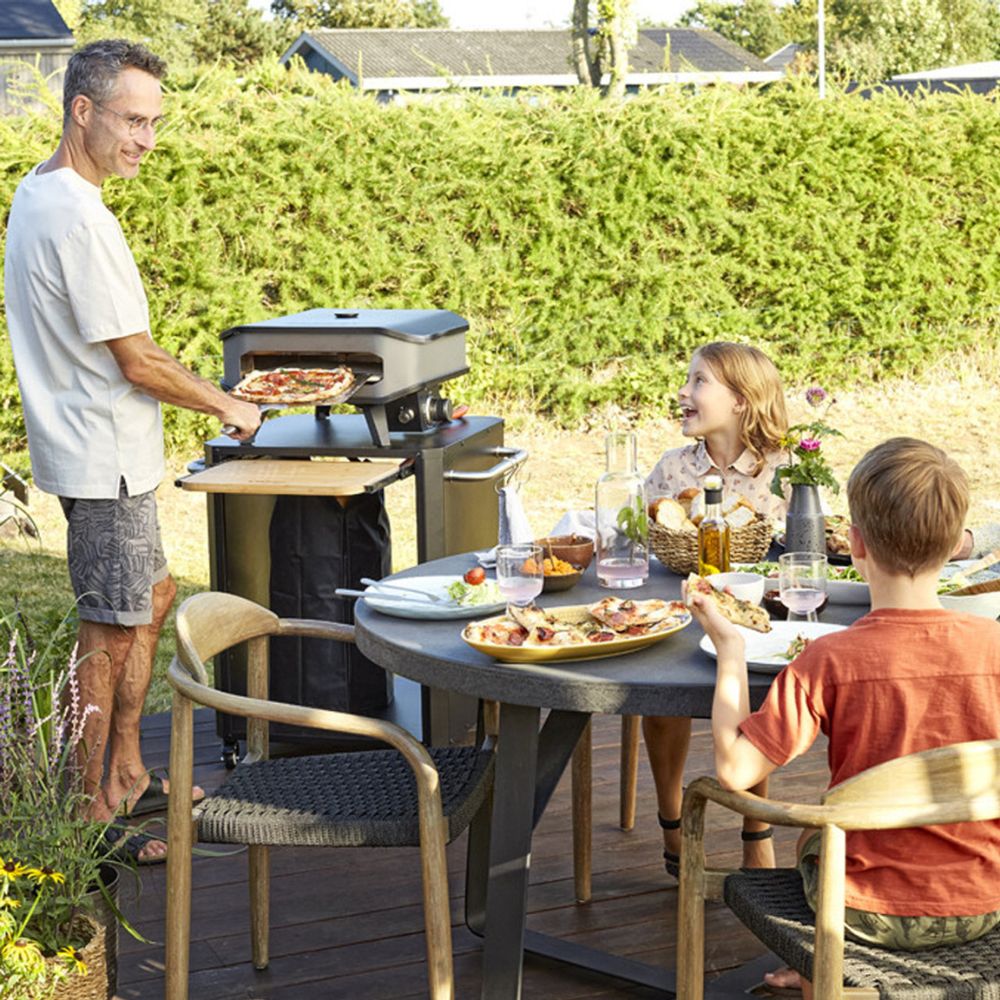 Cozze 13" Gas Fired Pizza Oven With Thermometer, Pizza Oven, - Outdoor Kuwait
