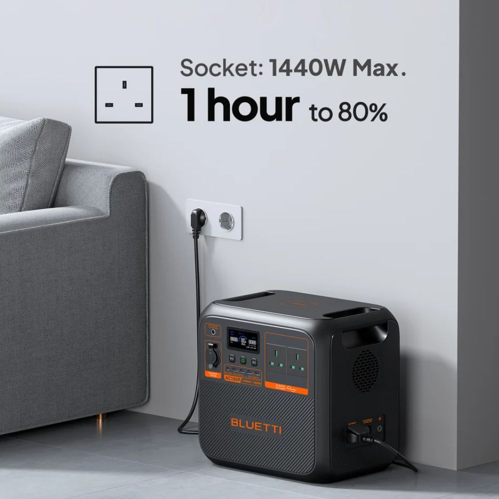 Bluetti Premium 150 (AC180P) Portable Power Station | 1800W 1440Wh, Power Station, - Outdoor Kuwait