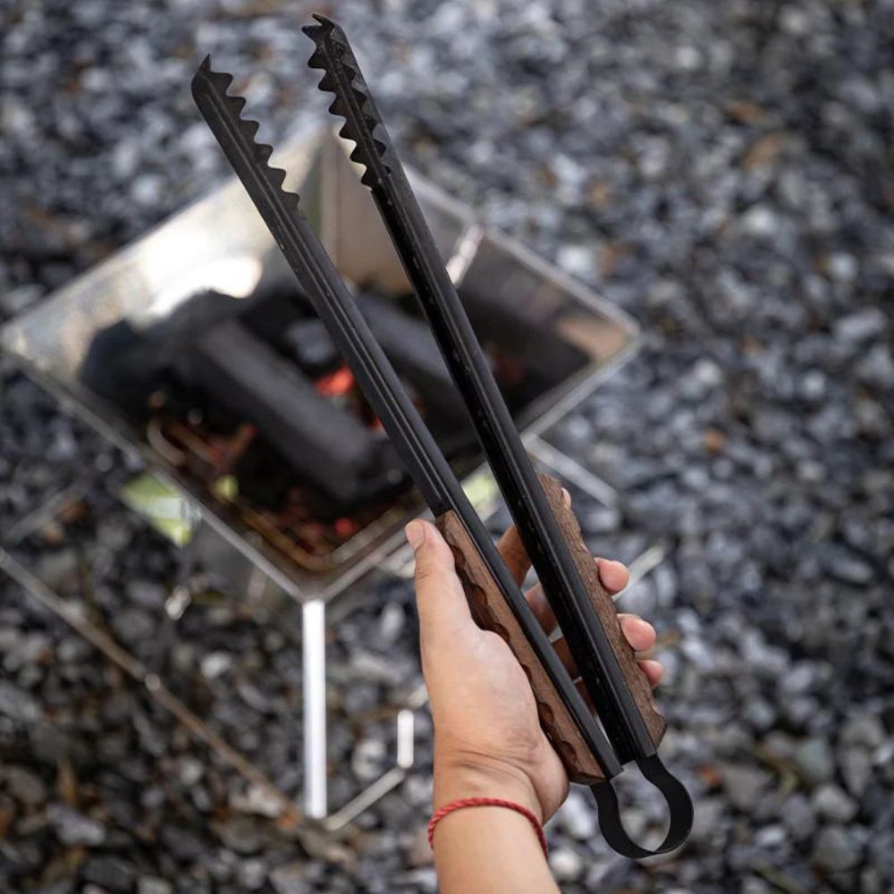 Campingmoon Premium Charcoal BBQ Grill Tong Alligator Clip, Cookware Accessories,    - Outdoor Kuwait