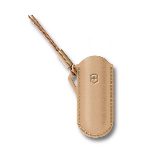 Victorinox Leather Case with Cord, Paracord, Wet Sand   - Outdoor Kuwait