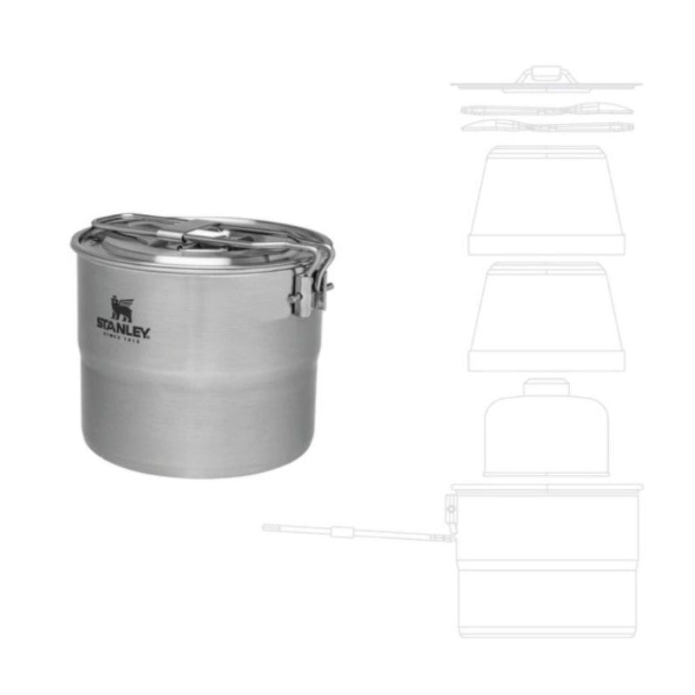 STANLEY ADVENTURE STAINLESS STEEL COOK SET FOR TWO, Cooking Set, - Outdoor Kuwait